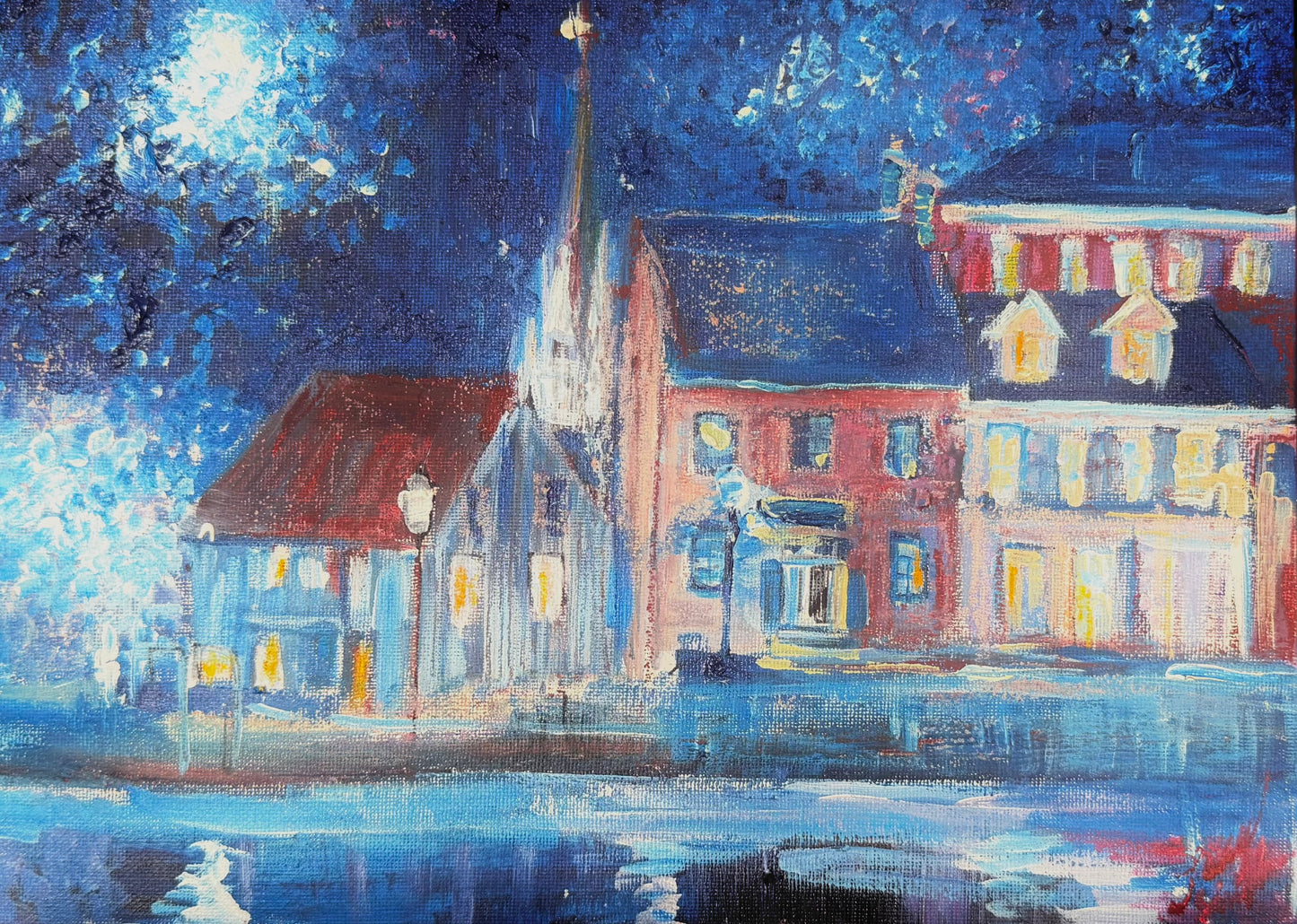 Starry Night Annapolis - 11” x 14” Matt