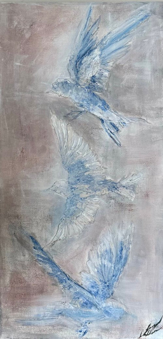 Blue Bird Fly Away